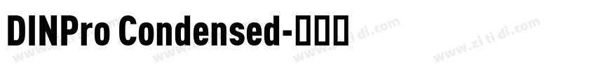 DINPro Condensed字体转换